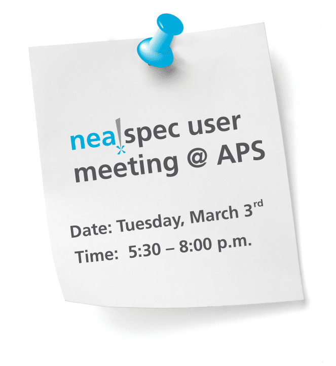 neaspec user meeting at the APS