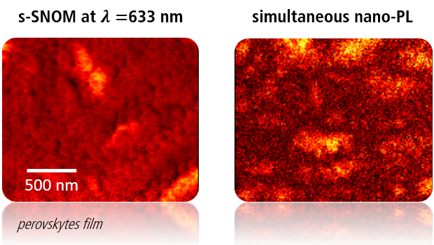 correlative s-SNOM and nano-PL imaging