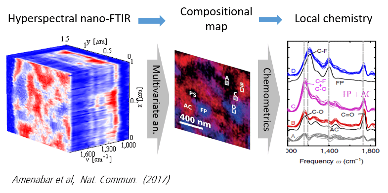 nano-FTIR hyperspectral imaging